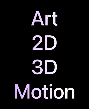Overview of brand, graphic, digital, 3D and motion design directions