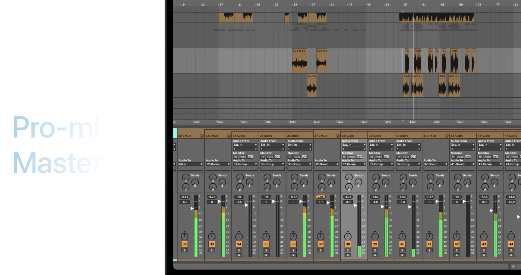 Professional sound engineering and audio quality control workflow