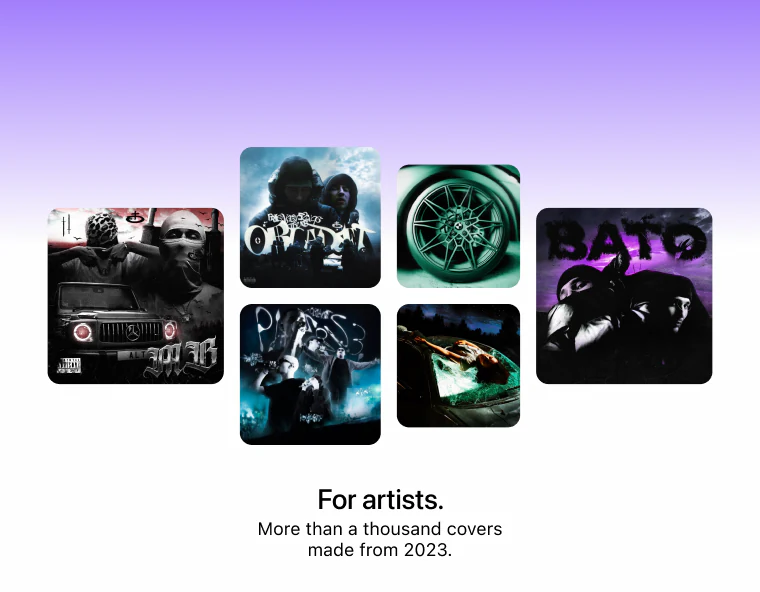 Full-width selection of Fevral Design visual work